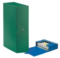 Scatola progetto C30 25x35cm dorso 10 verde ESSELTE