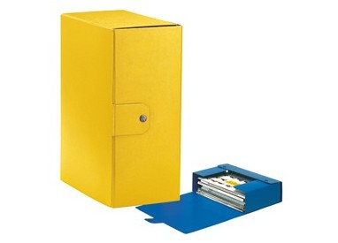 Scatola progetto C35 25x35cm dorso 15 giallo ESSELTE