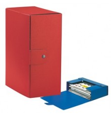 Scatola progetto C35 25x35cm dorso 15 rosso ESSELTE