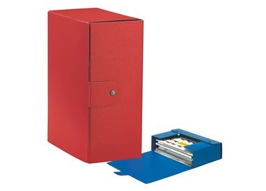 Scatola progetto C35 25x35cm dorso 15 rosso ESSELTE