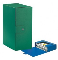 Scatola progetto C35 25x35cm dorso 15 verde ESSELTE