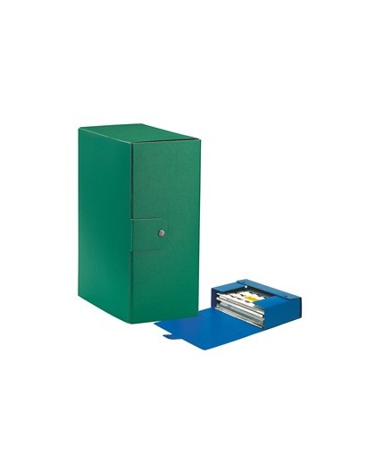 Scatola progetto C35 25x35cm dorso 15 verde ESSELTE