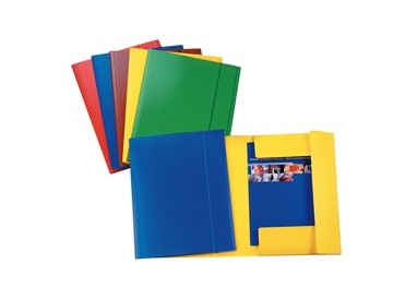 CARTELLINA C/ELASTICO C42 VERDE 25X35CM PRESSPAN