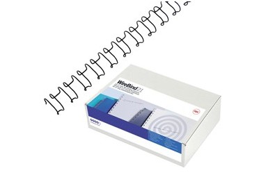 Scatola 100 dorsi spirale metallo IBIWIRE 6mm argento 21 anelli