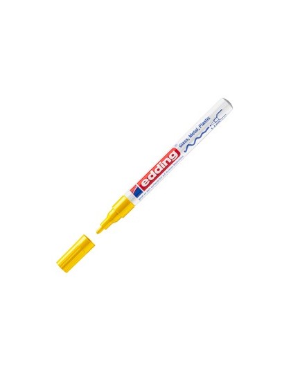 Marcatore EDDING 751 punta fine vernice giallo
