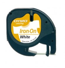 NASTRO DYMO LETRATAG 12MMX2M BIANCO DA STIRARE