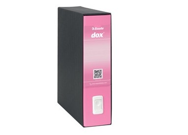 Registratore New Dox 1 rosa dorso 8cm f.to commerciale Esselte