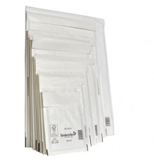 10 BUSTE IMBOTTITE BIANCHE G 24X33CM UTILE MAIL LITE