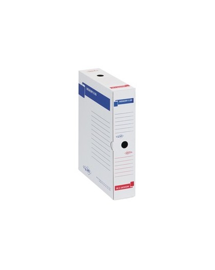 Scatola archivio MEMORY X80 25x35cm dorso 8cm SEI ROTA