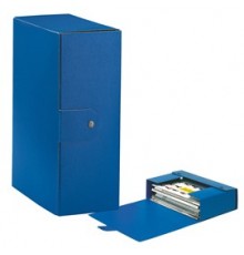 Scatola progetto C32 25x35cm dorso 12 blu ESSELTE
