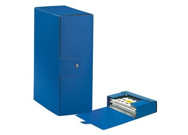 Scatola progetto C32 25x35cm dorso 12 blu ESSELTE