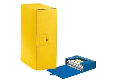 Scatola progetto C32 25x35cm dorso 12 giallo ESSELTE