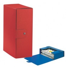 Scatola progetto C32 25x35cm dorso 12 rosso ESSELTE