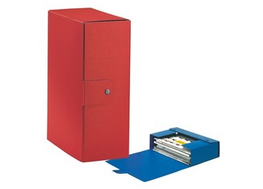 Scatola progetto C32 25x35cm dorso 12 rosso ESSELTE