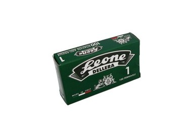 SCATOLA 100 FERMAGLI N.1 MM20 ZINCATI ANTIRUGGINE LEONE
