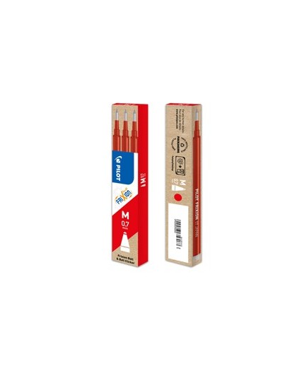 SET 3 REFILL SFERA FRIXIONball 0.7mm ROSSO PILOT