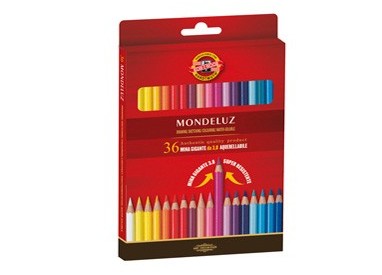 ASTUCCIO 36 MATITE COLORATE ACQUARELLO KOHINOOR