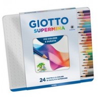 ASTUCCIO METALLO 24 PASTELLI SUPERMINA GIOTTO