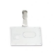 PORTABADGE RIGIDO POCKET L460 53X85MM C/CLIP IN PLASTICA