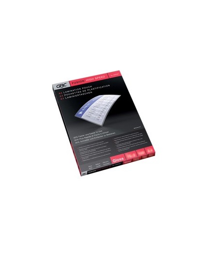 Scatola 25 pouches 2x75mic 228x303mm A4+ pre-forata GBC