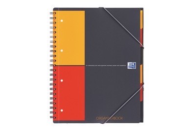 Maxi spiralato 240x297mm 5mm c/margine 80fg 80gr Organizerbook OXFORD