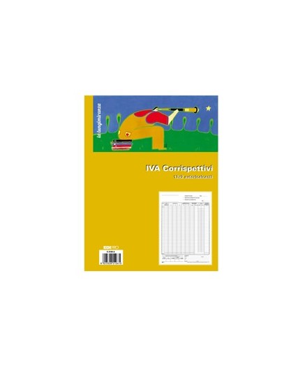 REGISTRO PRIMA NOTA IVA CORRISPETTIVI 29,7X23 13/13 FG AUTORIC. E2104A