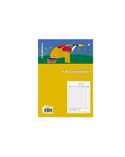 REGISTRO PRIMA NOTA IVA CORRISPETTIVI 29,7X23 25/25 FG AUTORIC. E2102A