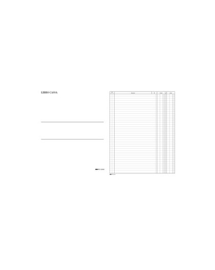 LIBRO CASSA 31X24,5 100PAG. E2593