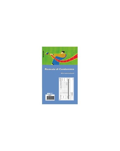 BLOCCO RICEVUTE CONDOMINIO 50/50 FOGLI AUTORIC. 9,9X17 E5540C