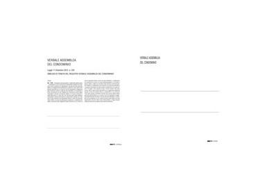 REGISTRO VERBALI ASSEMBLEA CONDOMINIO 96PAG 31X24,5CM E2529