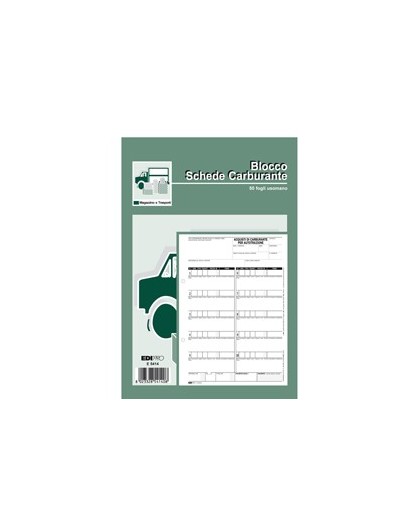 BLOCCO CARBURANTE 50 FOGLI 23X14,8 E5414
