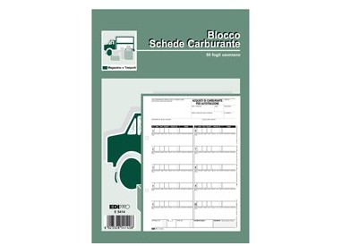 BLOCCO CARBURANTE 50 FOGLI 23X14,8 E5414