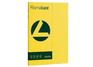 Carta RISMALUCE SMALL A4 90gr 100fg giallo sole 53 FAVINI