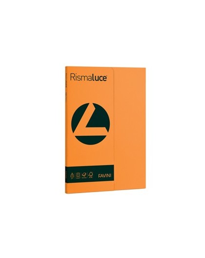 Carta RISMALUCE SMALL A4 90gr 100fg arancio 56 FAVINI