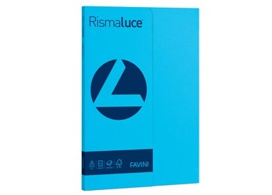 Carta RISMALUCE SMALL A4 90gr 100fg azzurro 55 FAVINI
