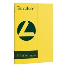 Carta RISMALUCE SMALL A4 200gr 50fg giallo sole 53 FAVINI