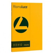 Carta RISMALUCE SMALL A4 200gr 50fg giallo oro 52 FAVINI