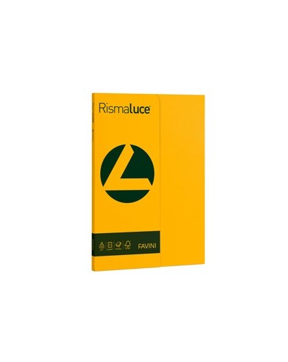 Carta RISMALUCE SMALL A4 200gr 50fg giallo oro 52 FAVINI