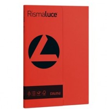 Carta RISMALUCE SMALL A4 200gr 50fg scarlatto 61 FAVINI