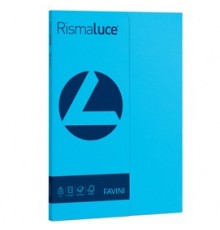 Carta RISMALUCE SMALL A4 200gr 50fg azzurro 55 FAVINI