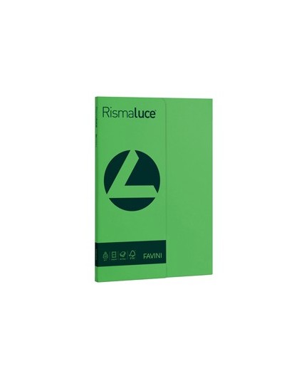 Carta RISMALUCE SMALL A4 200gr 50fg verde 60 FAVINI