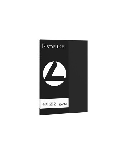Carta RISMALUCE SMALL A4 200gr 50fg nero 63 FAVINI