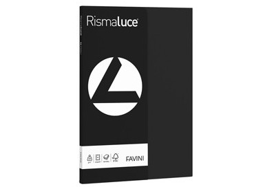 Carta RISMALUCE SMALL A4 200gr 50fg nero 63 FAVINI