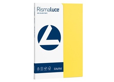 Carta RISMALUCE SMALL A4 200gr 50fg mix 5 colori FAVINI