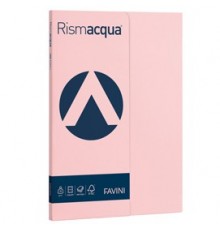 Carta RISMACQUA SMALL A4 90gr 100fg rosa 10 FAVINI