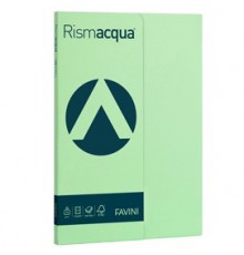 Carta RISMACQUA SMALL A4 90gr 100fg verde chiaro 09 FAVINI