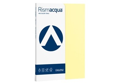 Carta RISMACQUA SMALL A4 90gr 100fg mix 5 colori FAVINI