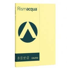 Carta RISMACQUA SMALL A4 200gr 50fg giallo chiaro 07 FAVINI