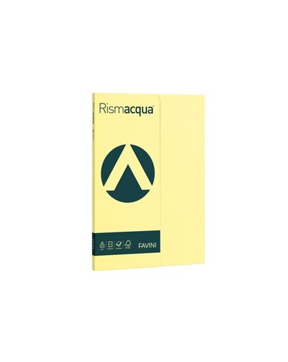 Carta RISMACQUA SMALL A4 200gr 50fg giallo chiaro 07 FAVINI