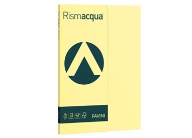 Carta RISMACQUA SMALL A4 200gr 50fg giallo chiaro 07 FAVINI
